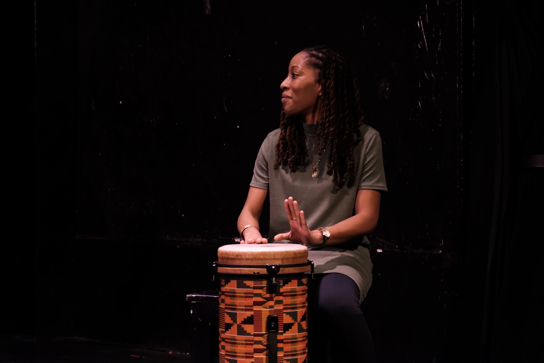Dawn with drums