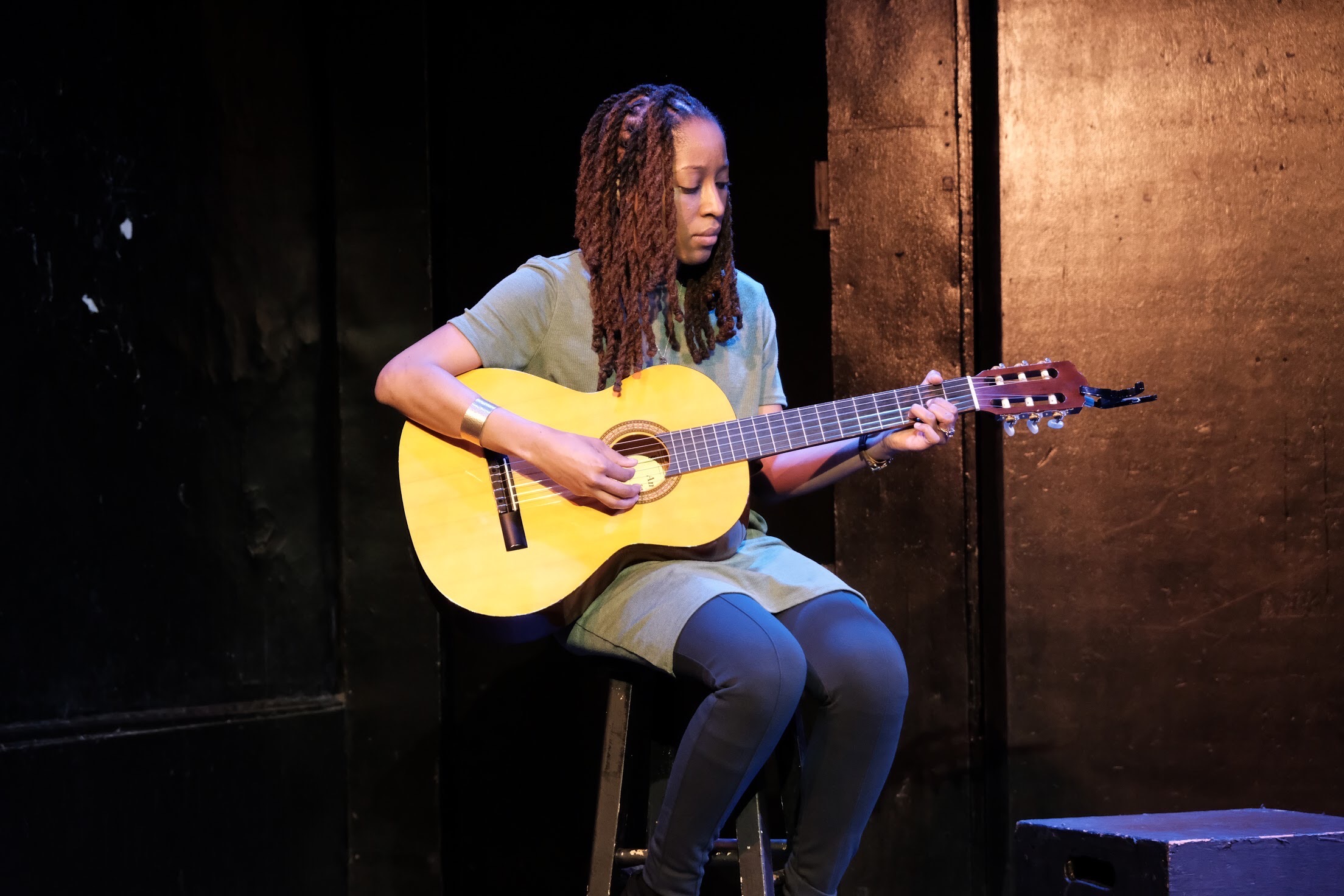 Dawn with guitar